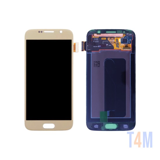 Touch+Display Samsung Galaxy S6/G920F Service Pack Dourado